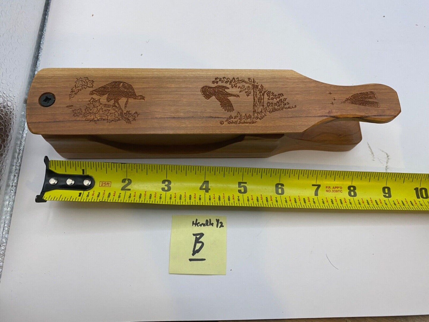 Genuinely Amish Crafted "Handle Half Moon" Turkey Box Call
