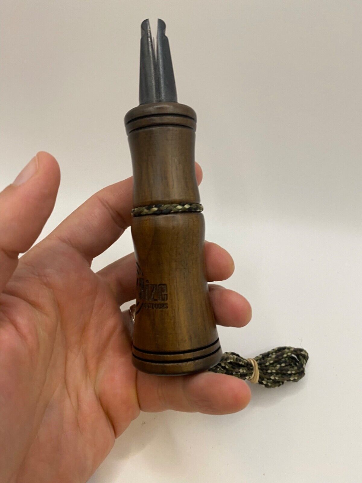 Wooden Amish Crafted Son Rize Crow Call - Big, Full Sound