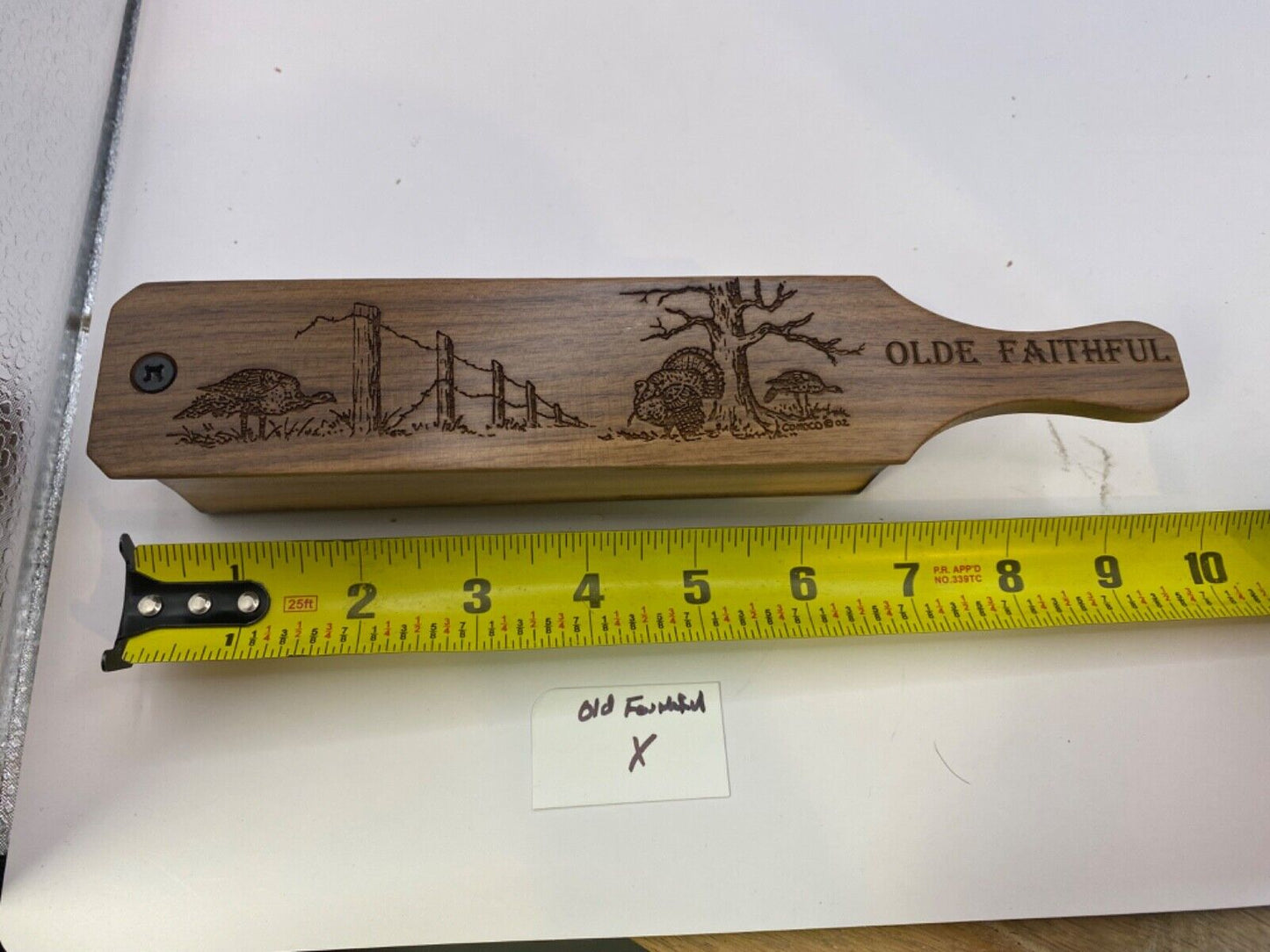 Genuinely Amish Crafted "Old Faithful" Turkey Box Call