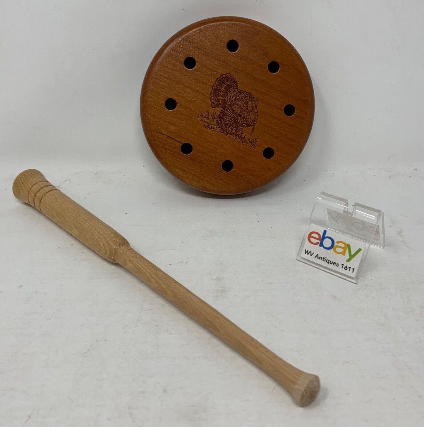 Genuinely Amish Crafted Turkey Friction Call with Striker