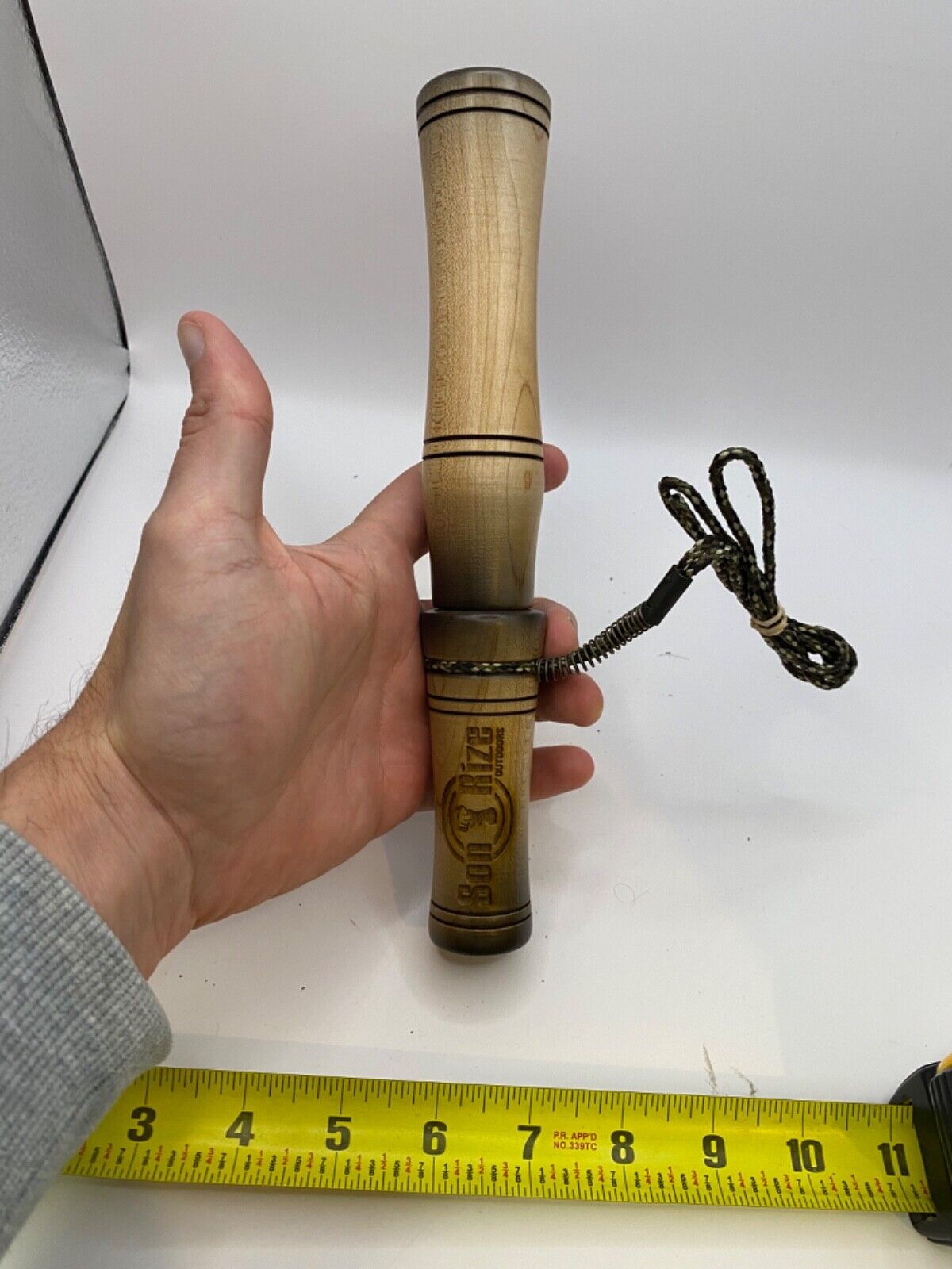 Wooden Amish Crafted Son Rize Buck / Deer Grunt Call - All Wood, Deep Sound!