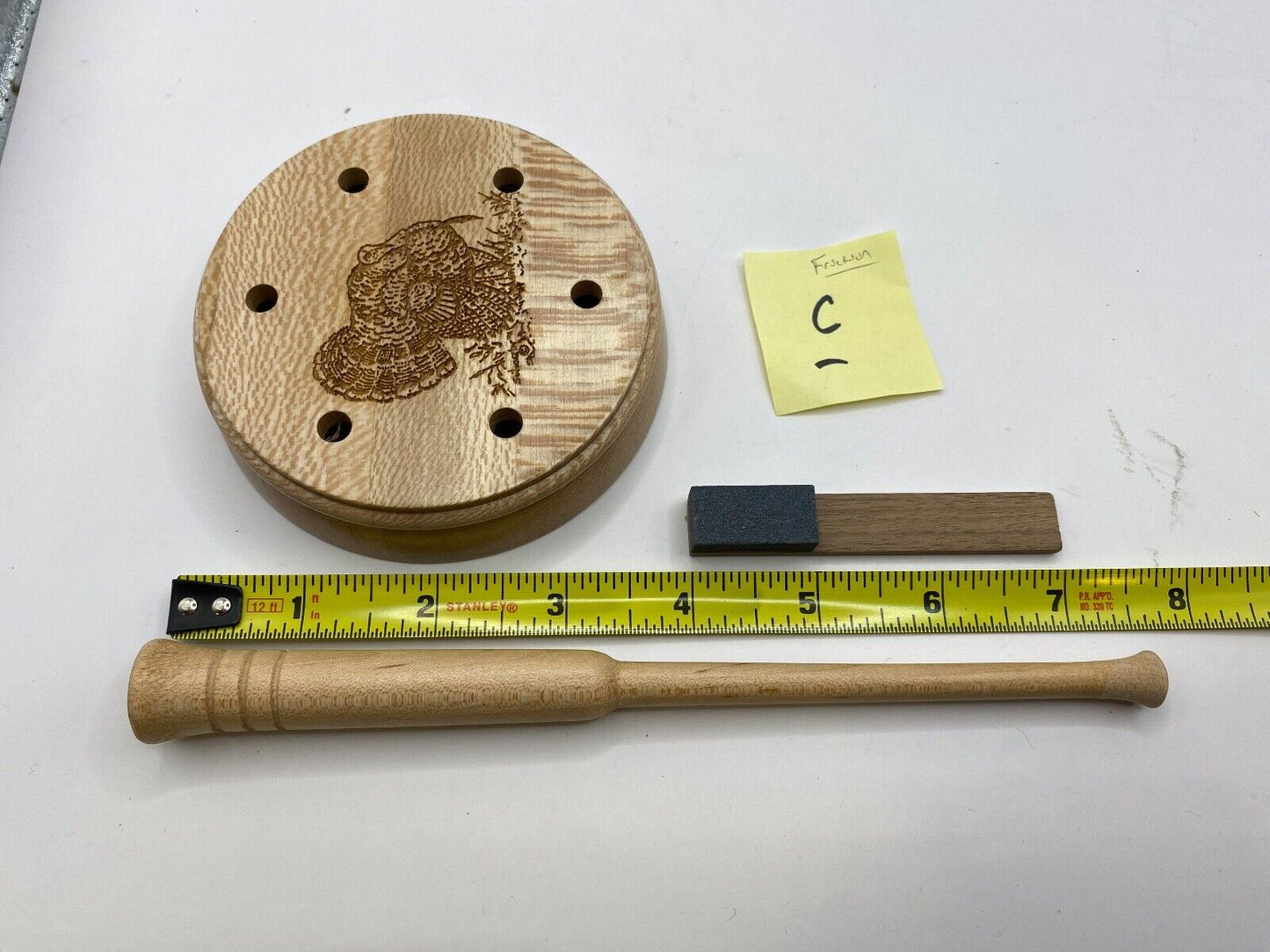 Genuinely Amish Crafted Turkey Friction Call with Striker