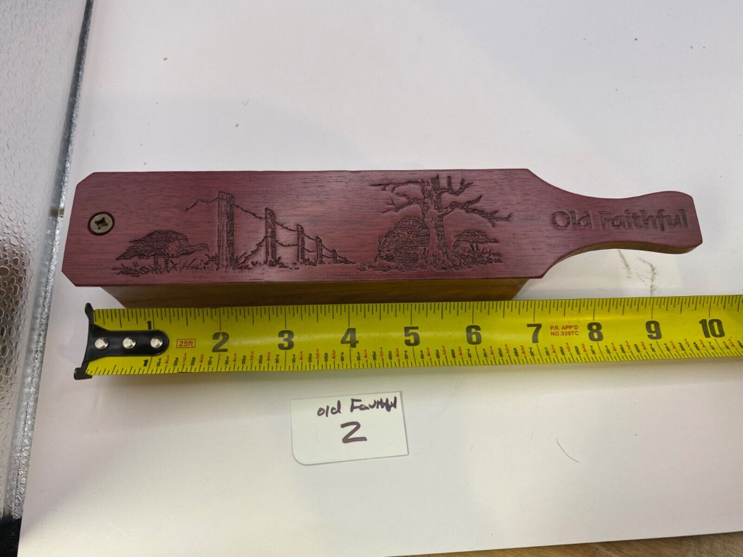 Genuinely Amish Crafted "Old Faithful" Turkey Box Call