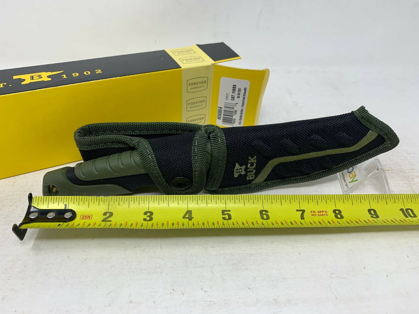 Buck USA 656 Large Pursuit Fixed Blade Hunting Knife with Sheath - New!
