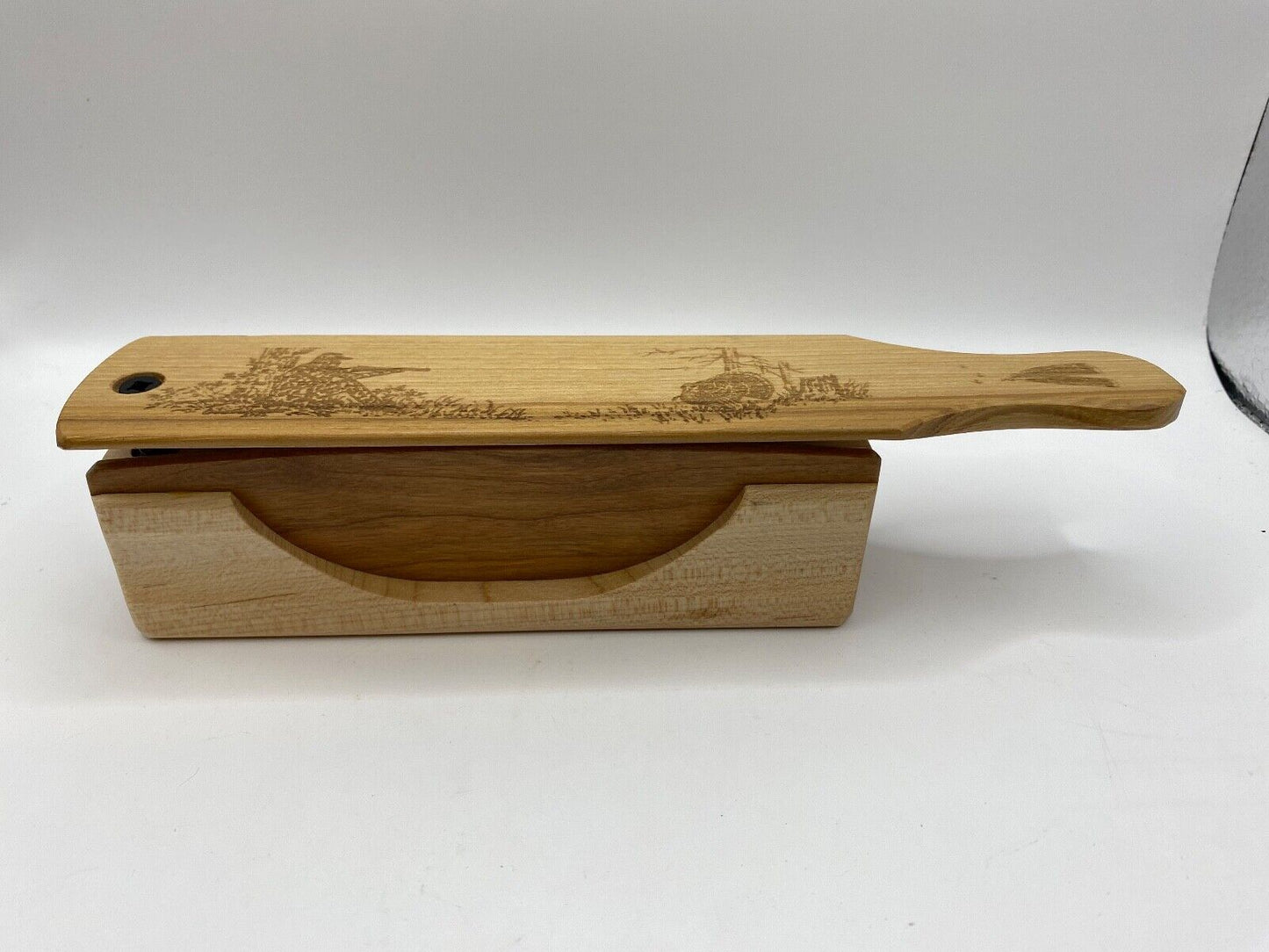 Genuinely Amish Crafted "Half Moon" Turkey Box Call