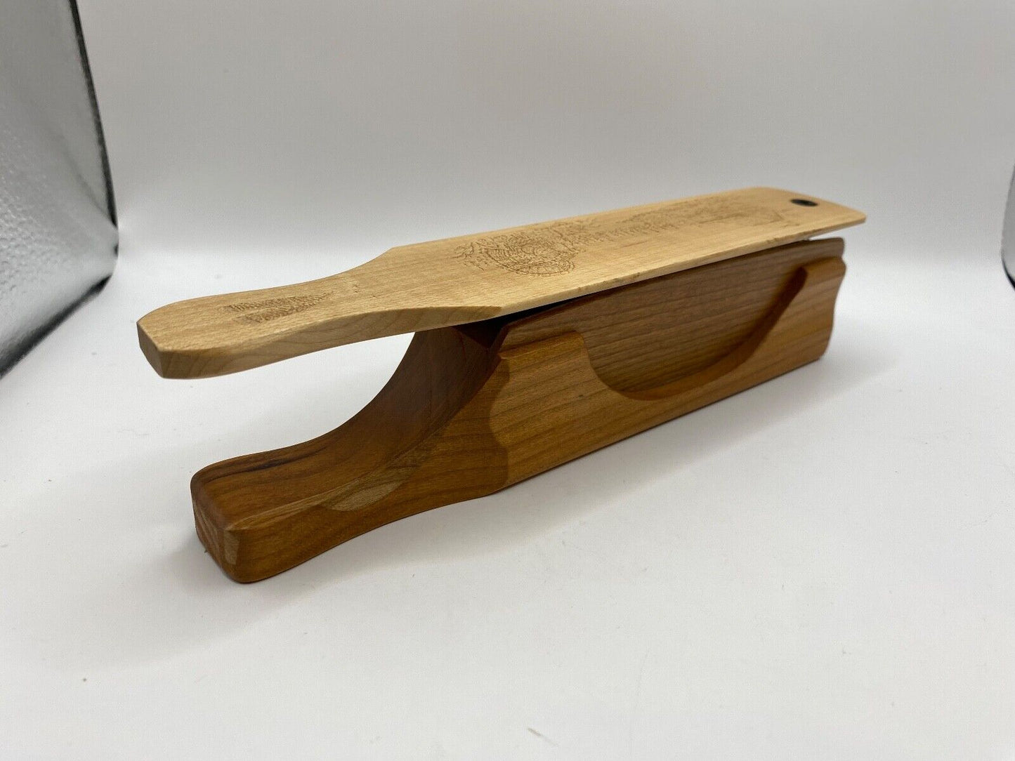 Genuinely Amish Crafted "Handle Half Moon" Turkey Box Call