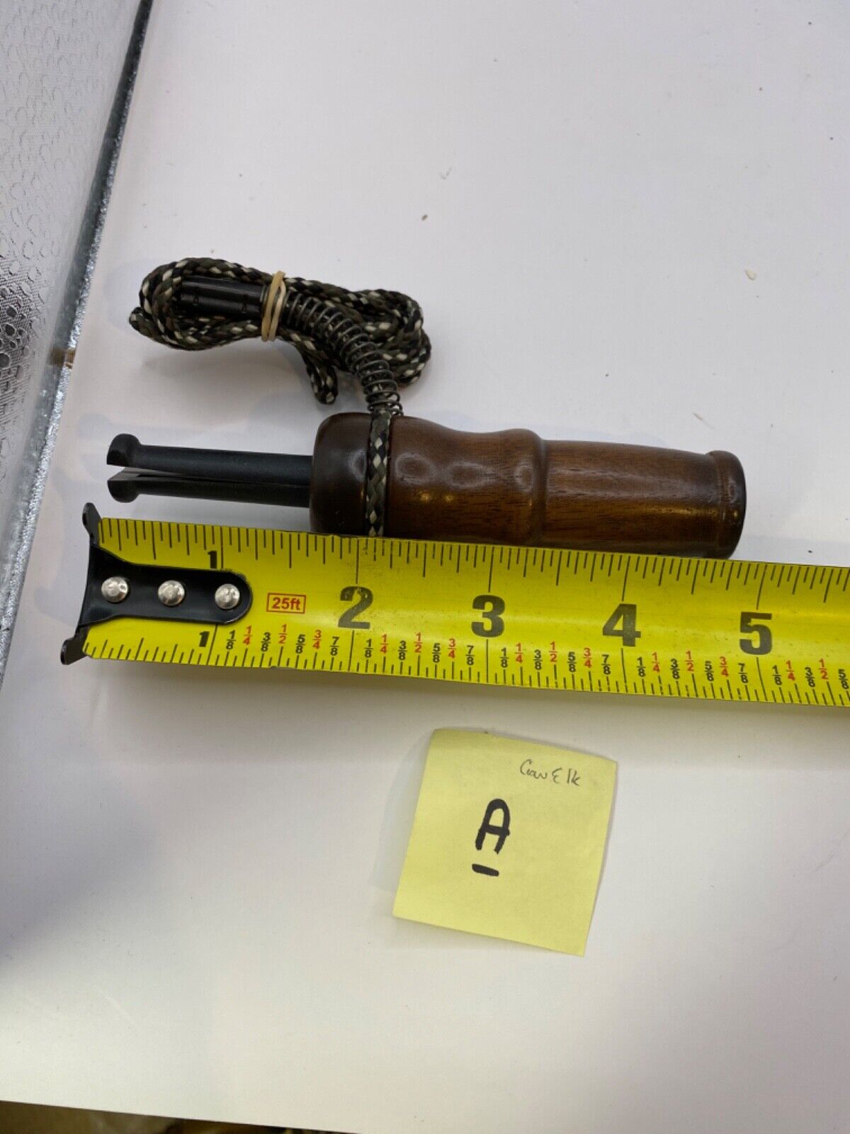 Genuinely Amish Crafted Female Elk Cow Call with Lanyard