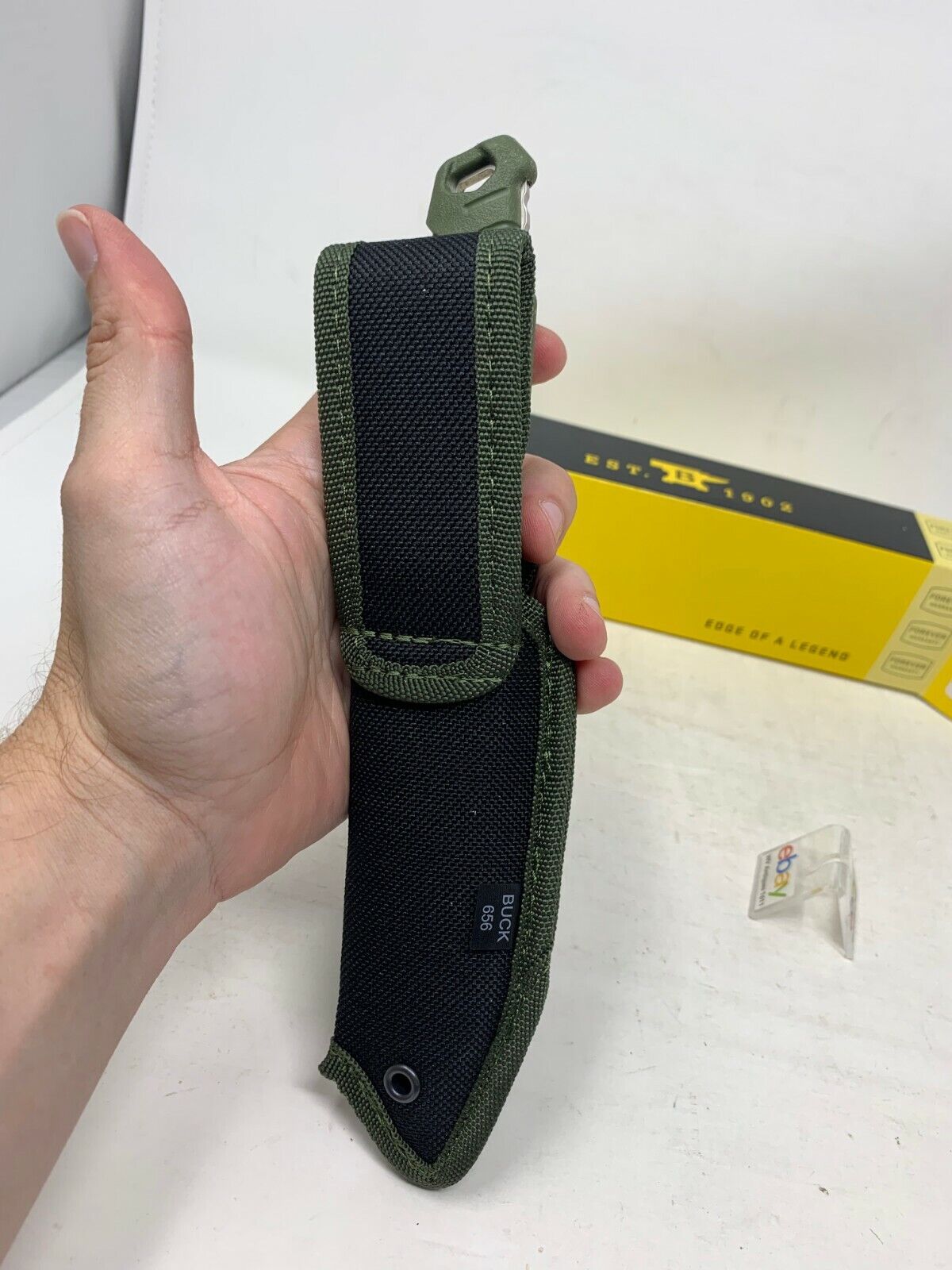 Buck USA 656 Large Pursuit Fixed Blade Hunting Knife with Sheath - New!