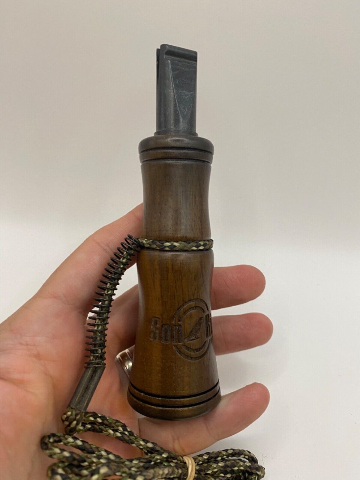 Wooden Amish Crafted Son Rize Crow Call - Big, Full Sound