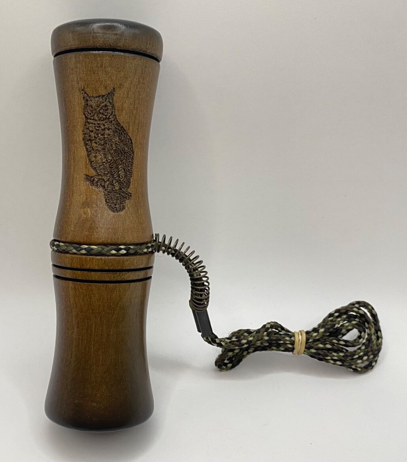 Genuinely Amish Crafted Barred Owl Hooter / Call - Wooden - Turkey Locator Call!