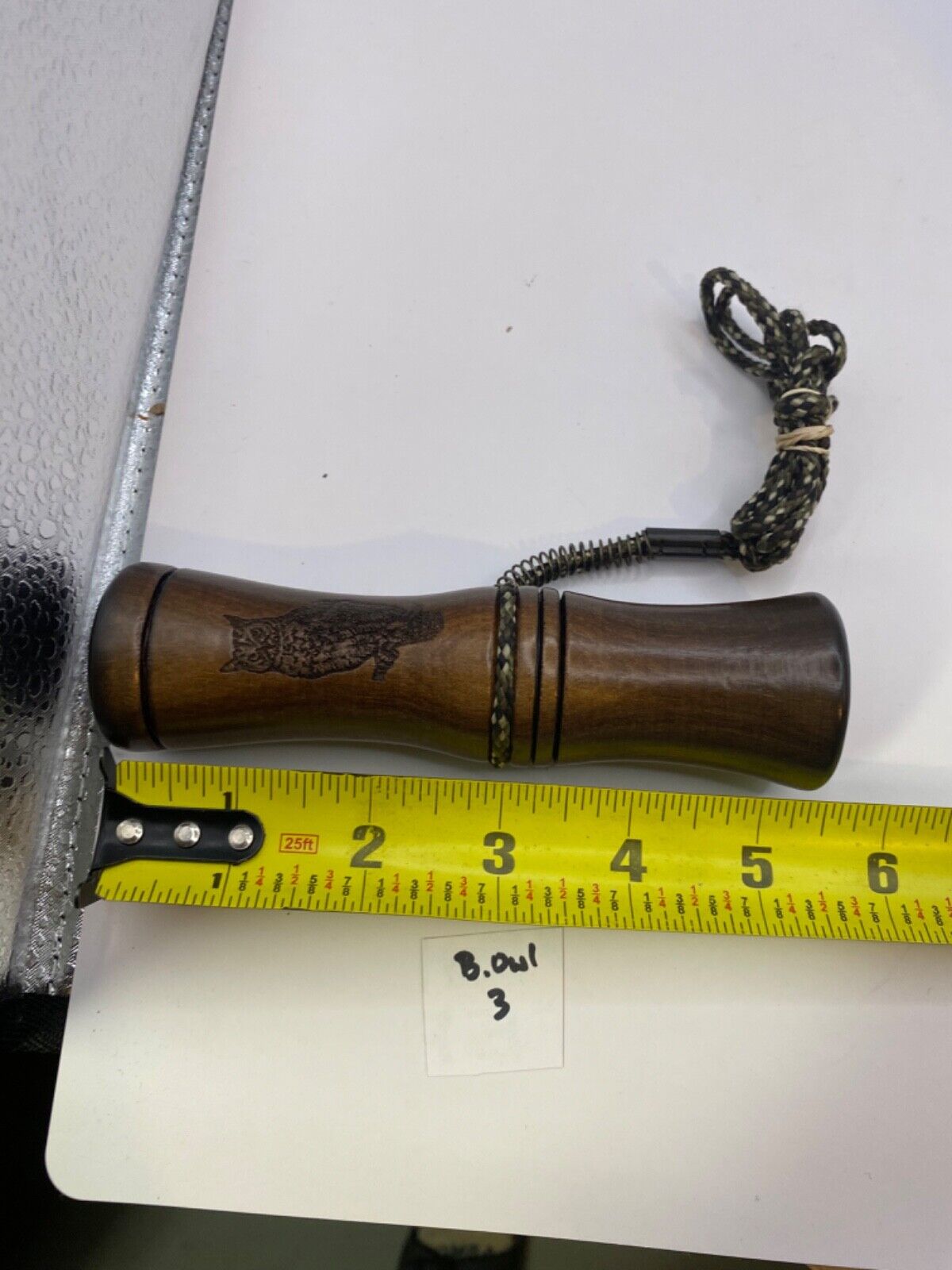 Genuinely Amish Crafted Barred Owl Hooter / Call - Wooden - Turkey Locator Call!