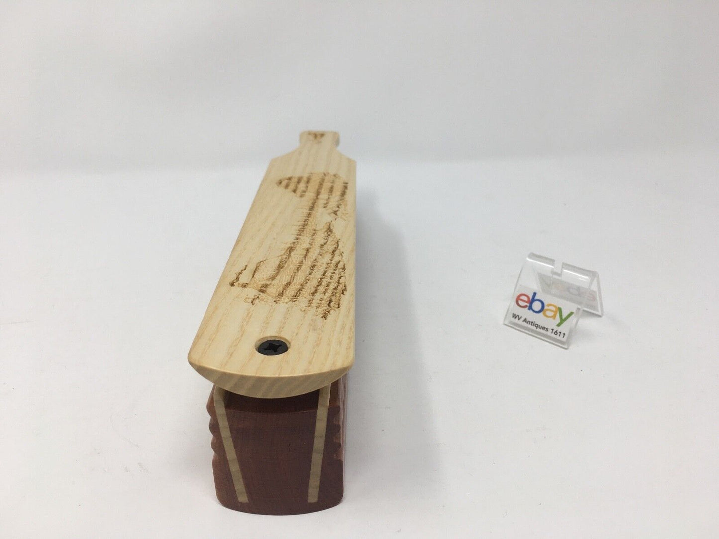 Wooden Amish Crafted "10" Handle Half Moon" Turkey Box Call