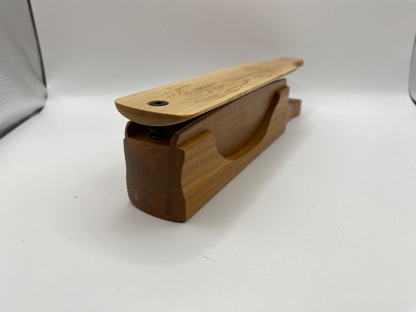 Genuinely Amish Crafted "Handle Half Moon" Turkey Box Call