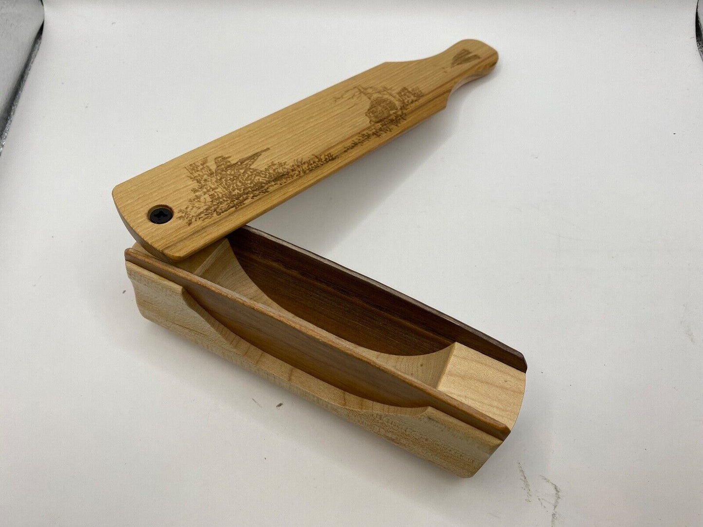 Genuinely Amish Crafted "Half Moon" Turkey Box Call