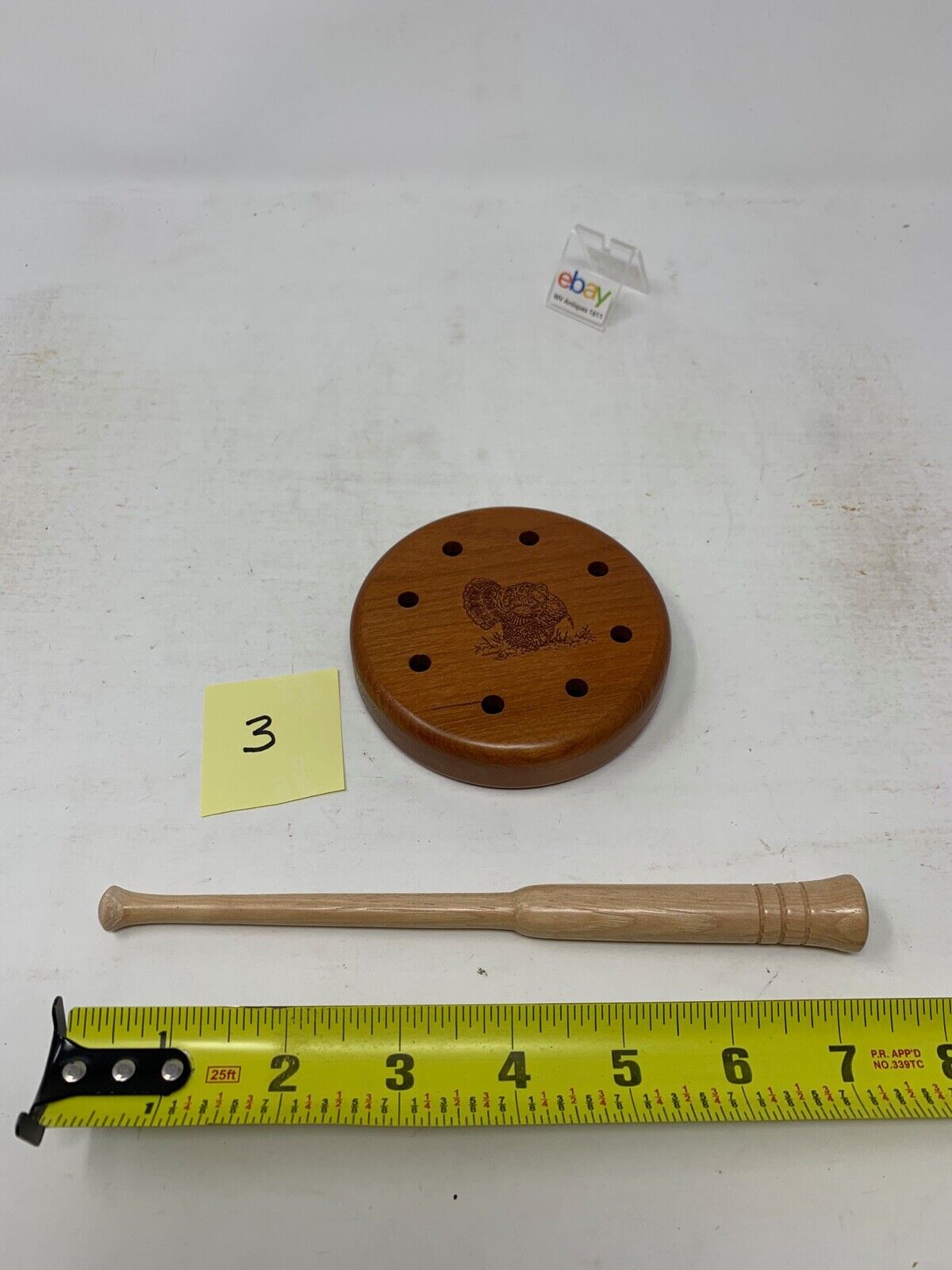 Genuinely Amish Crafted Turkey Friction Call with Striker