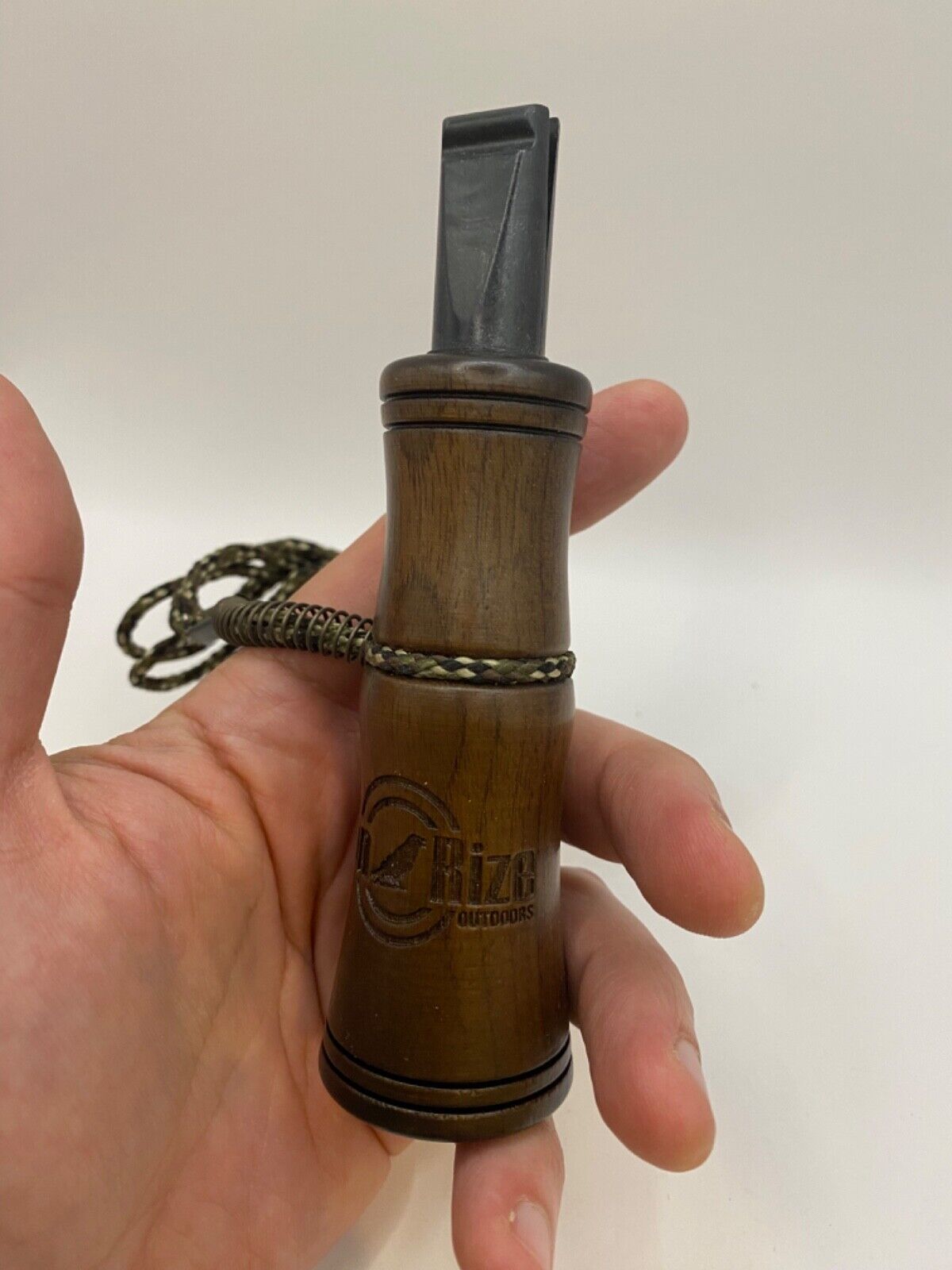 Wooden Amish Crafted Son Rize Crow Call - Big, Full Sound