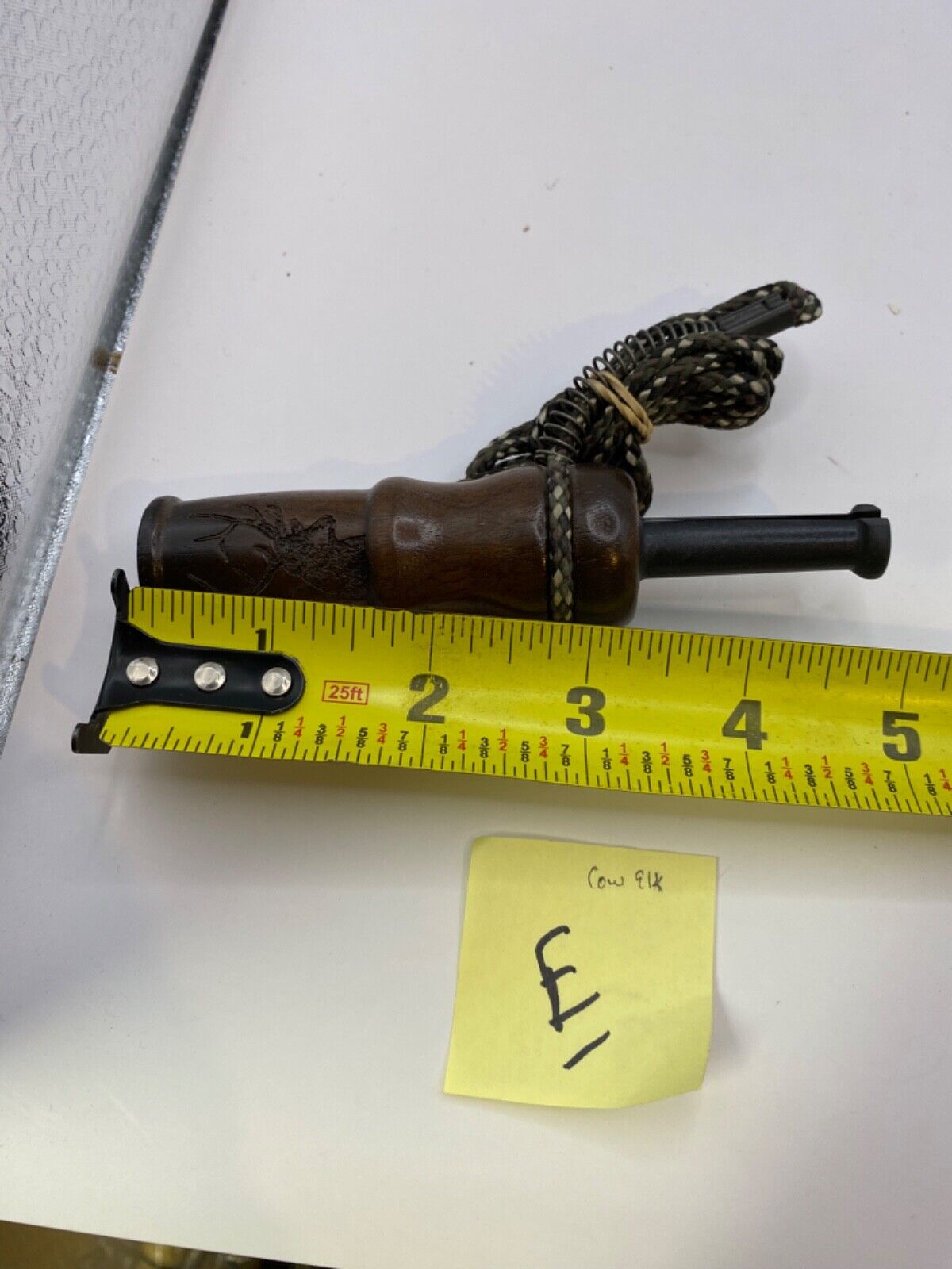 Genuinely Amish Crafted Female Elk Cow Call with Lanyard