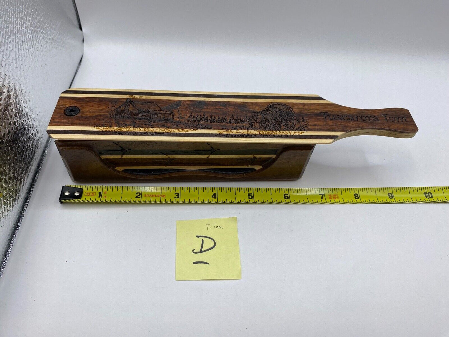 Genuinely Amish Crafted "Tuscarora Tom" Turkey Box Call