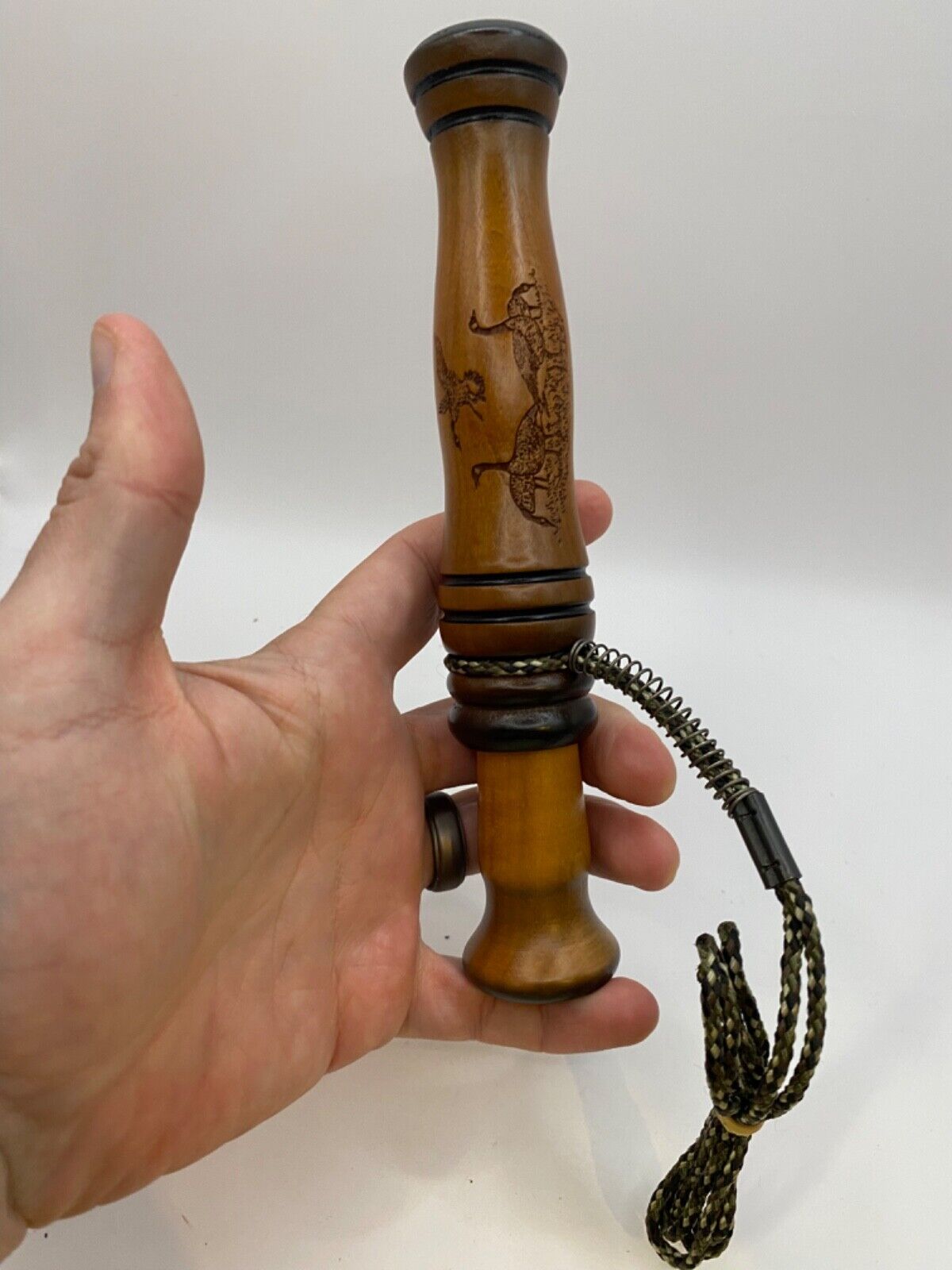 Genuinely Amish Crafted Goose Call with Lanyard - Honker