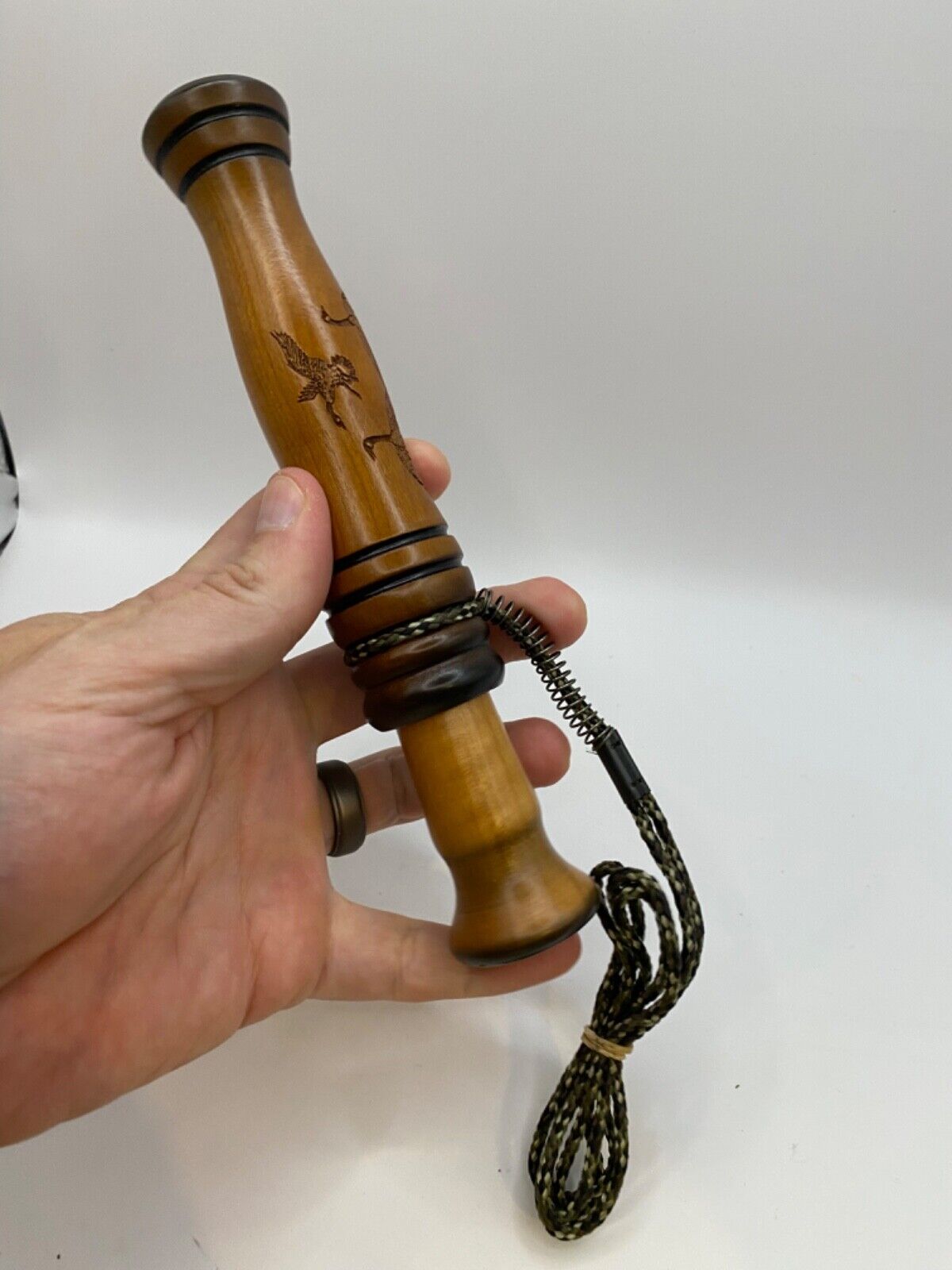 Genuinely Amish Crafted Goose Call with Lanyard - Honker