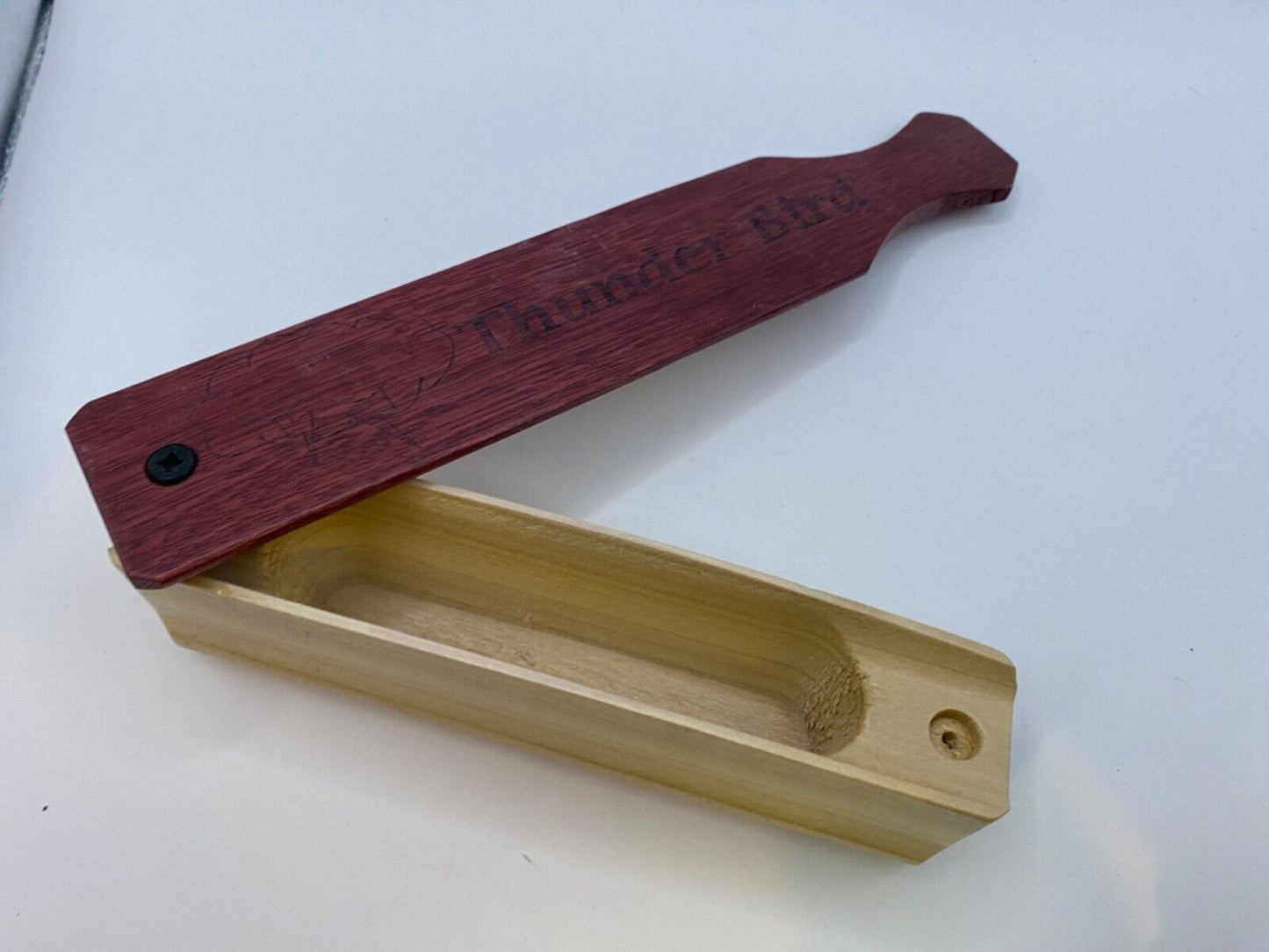 Wooden Amish Crafted Limited "Thunder Bird" Turkey Box Call - 2024