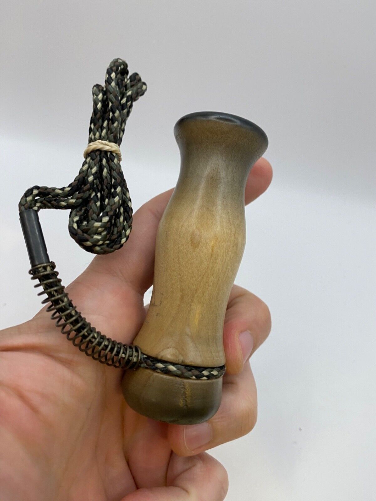 Wooden Amish Crafted Coon Squaller Raccoon Squealer Call