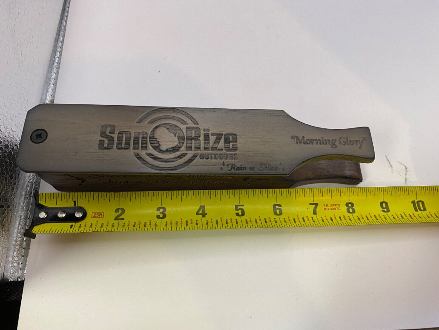 Wooden Amish Crafted Custom Engraved "Son Rize" Turkey Box Call - 2024