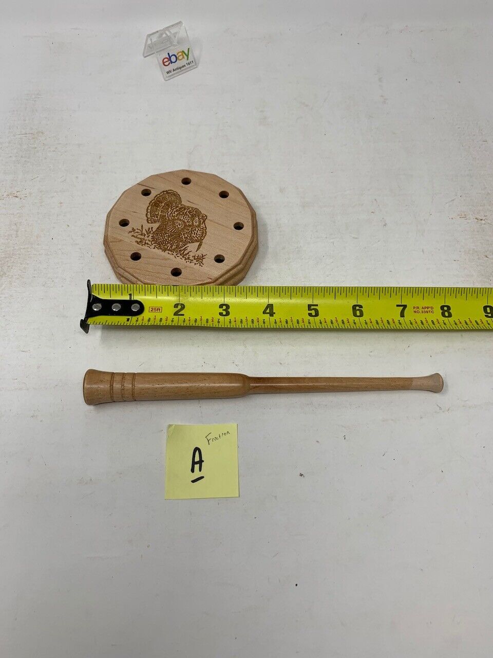 Genuinely Amish Crafted Turkey Friction Call with Striker