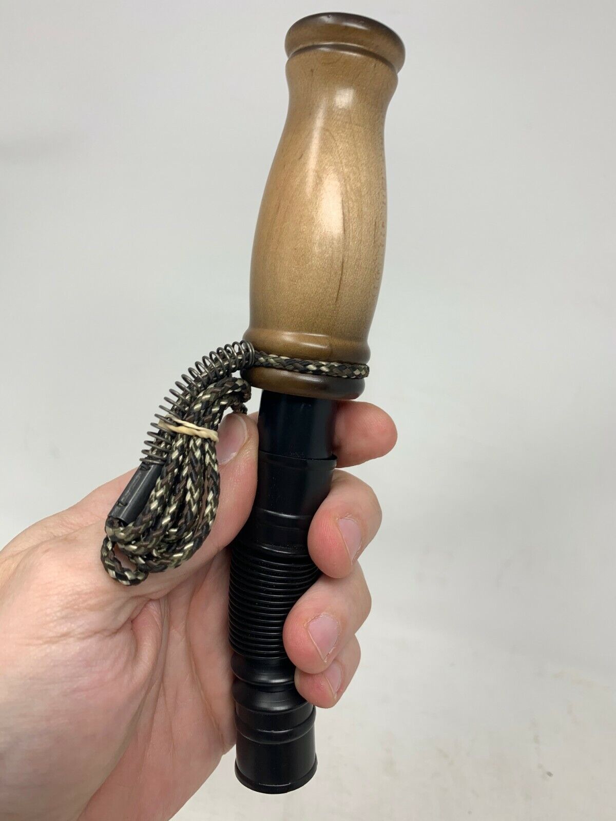 Wooden Amish Crafted Buck Deer Grunt Call with Lanyard