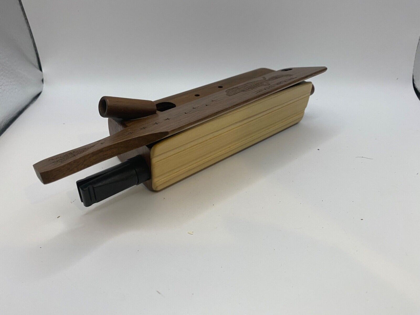 Genuinely Amish Crafted "Four Star" Combo Turkey Box Call - Crow, Owl, Hawk!