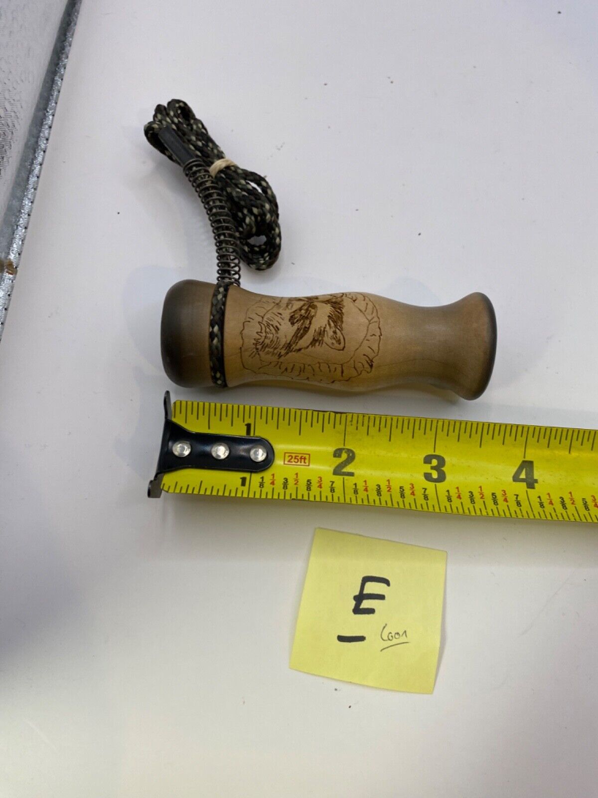 Wooden Amish Crafted Coon Squaller Raccoon Squealer Call