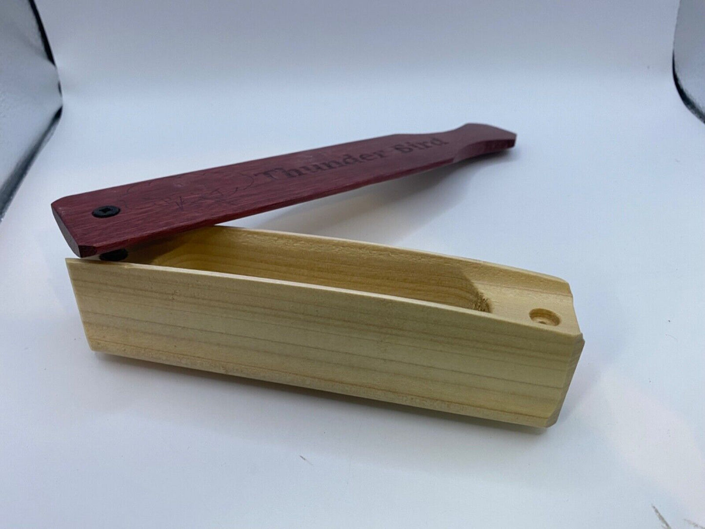 Wooden Amish Crafted Limited "Thunder Bird" Turkey Box Call - 2024