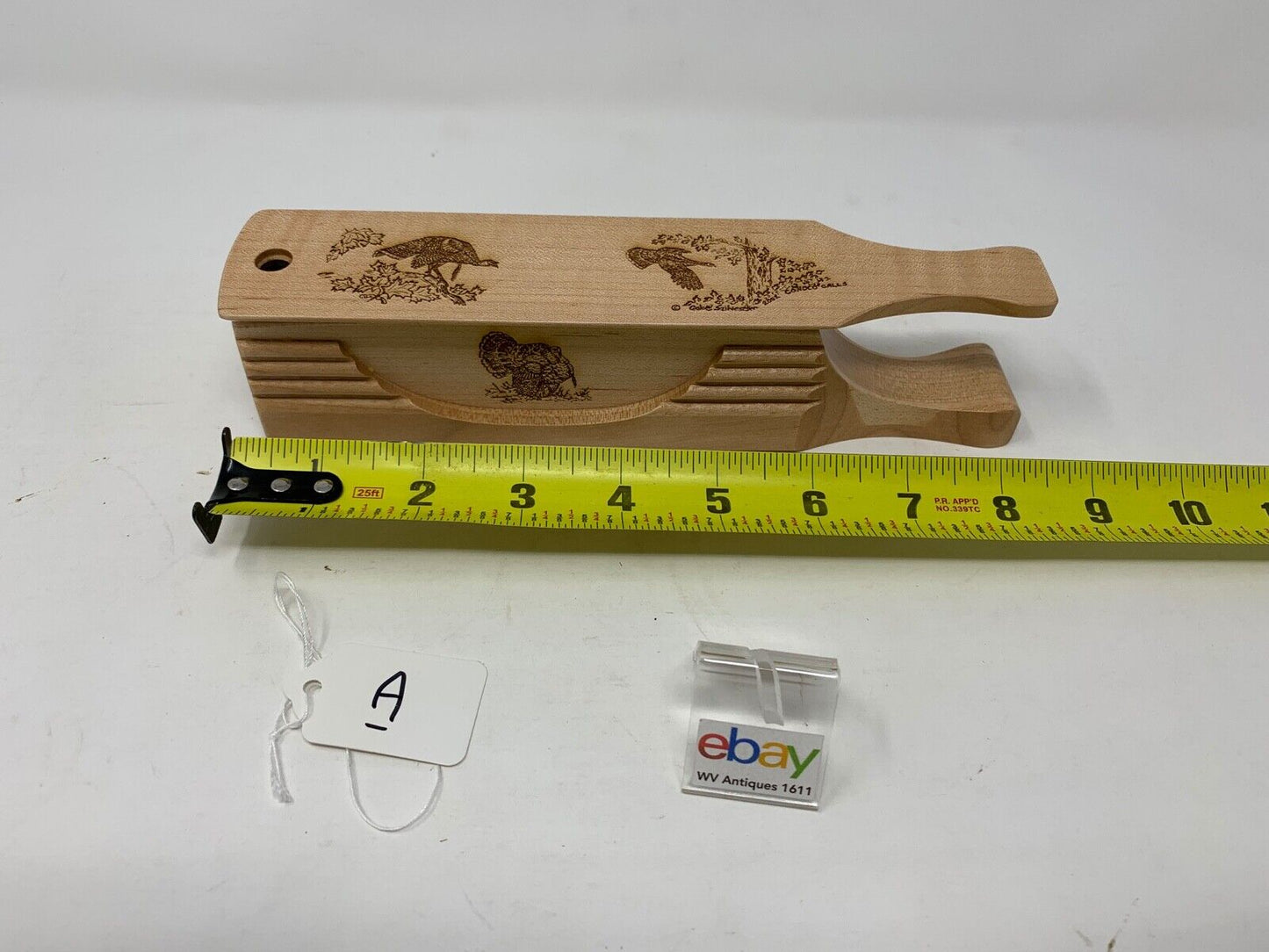 Genuinely Amish Crafted "Handle Half Moon" Turkey Box Call