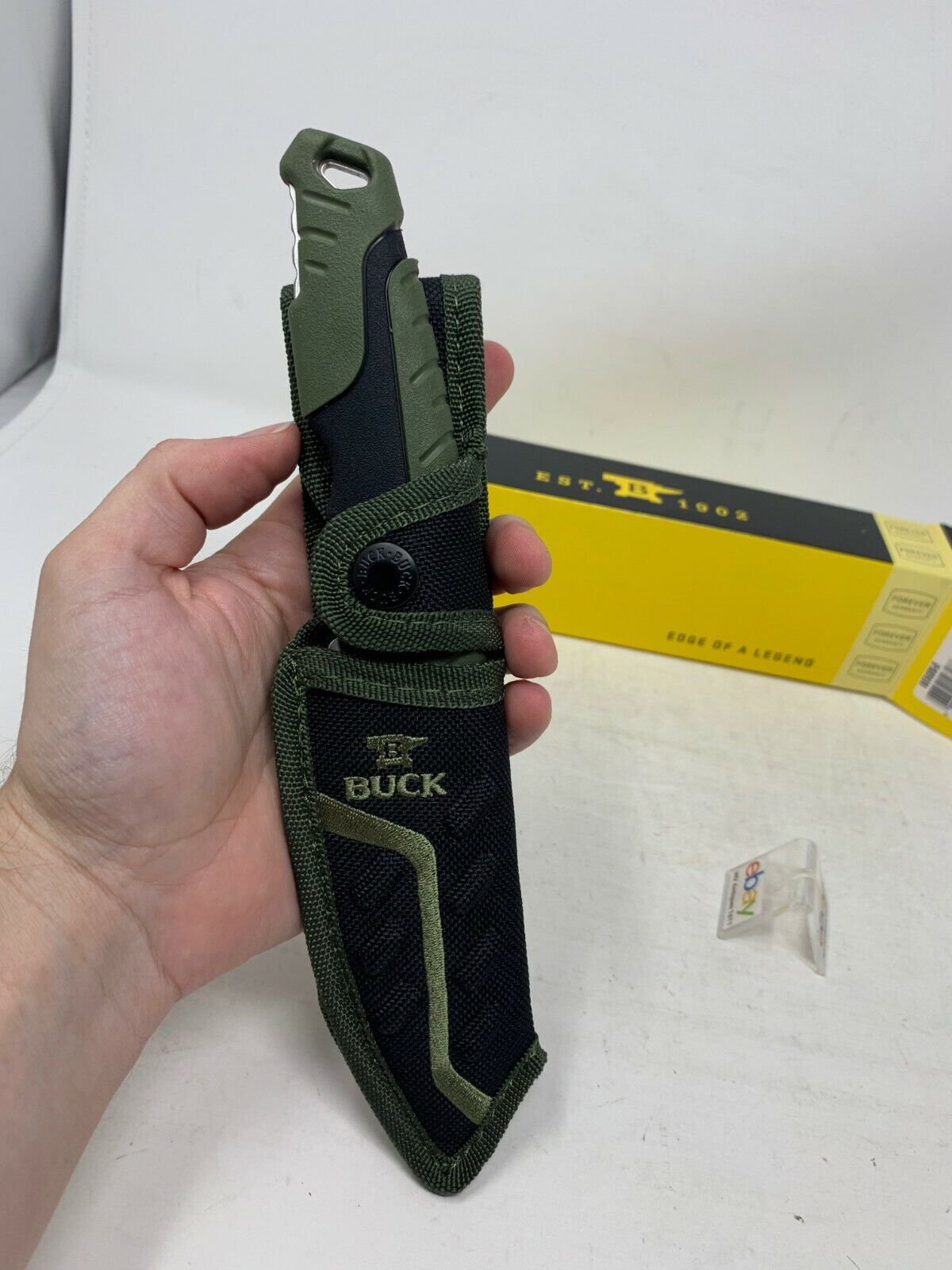 Buck USA 656 Large Pursuit Fixed Blade Hunting Knife with Sheath - New!