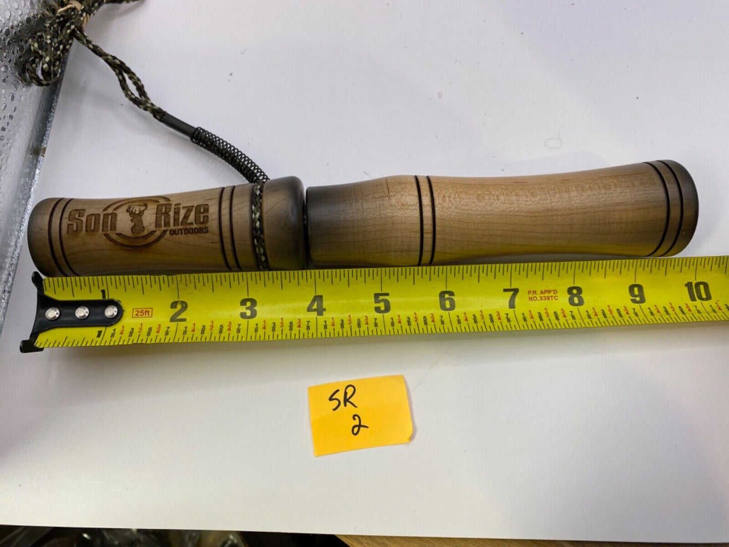 Wooden Amish Crafted Son Rize Buck / Deer Grunt Call - All Wood, Deep Sound!