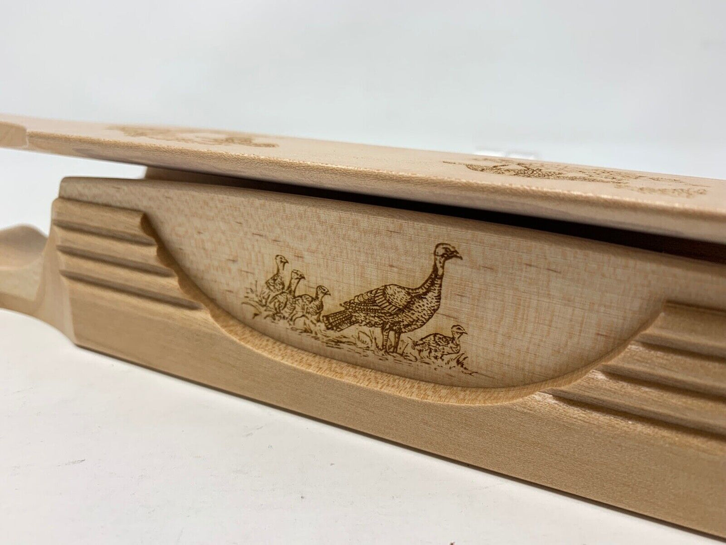 Genuinely Amish Crafted "Handle Half Moon" Turkey Box Call