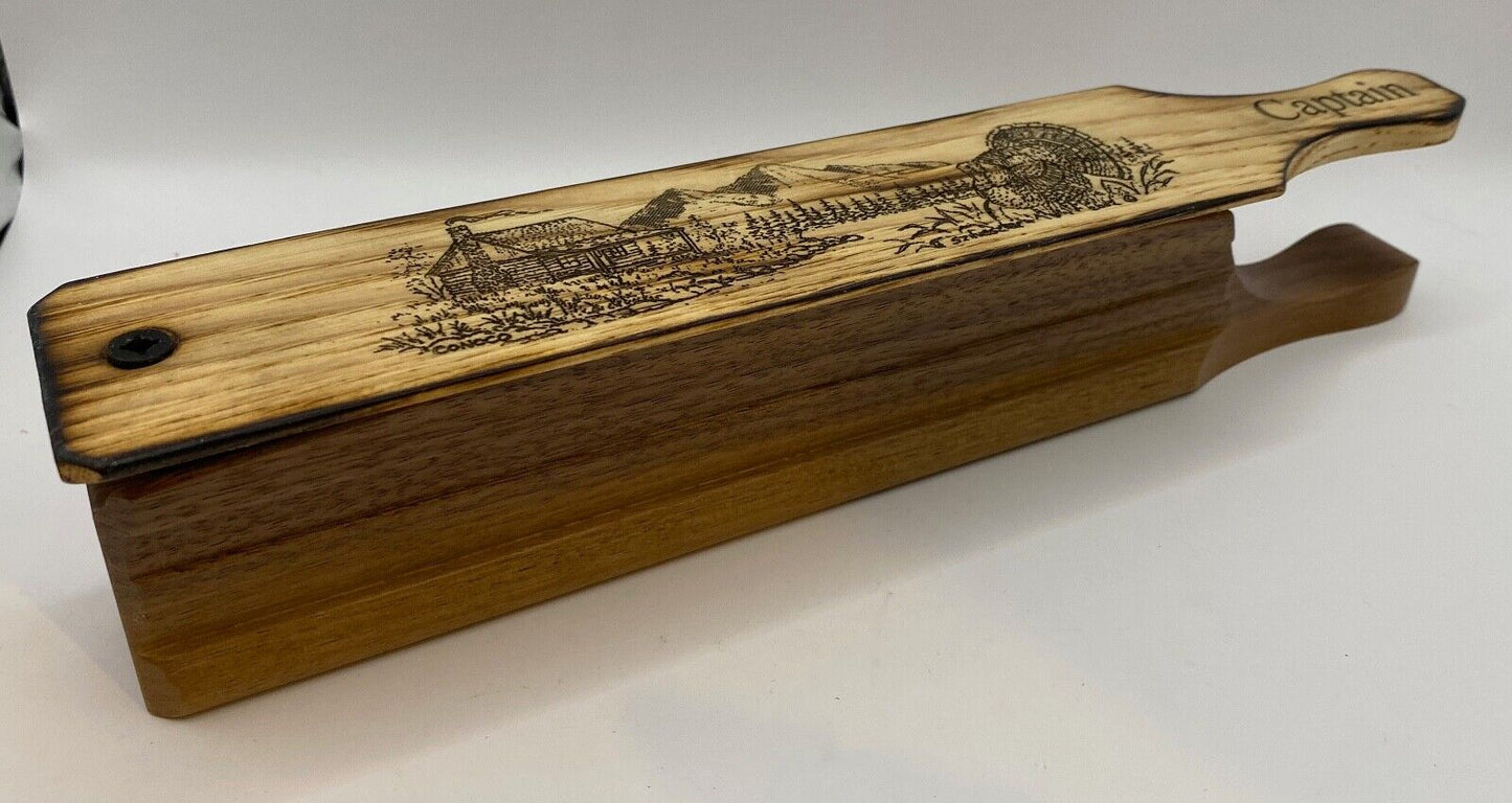 Genuinely Amish Crafted "Captain" Turkey Box Call