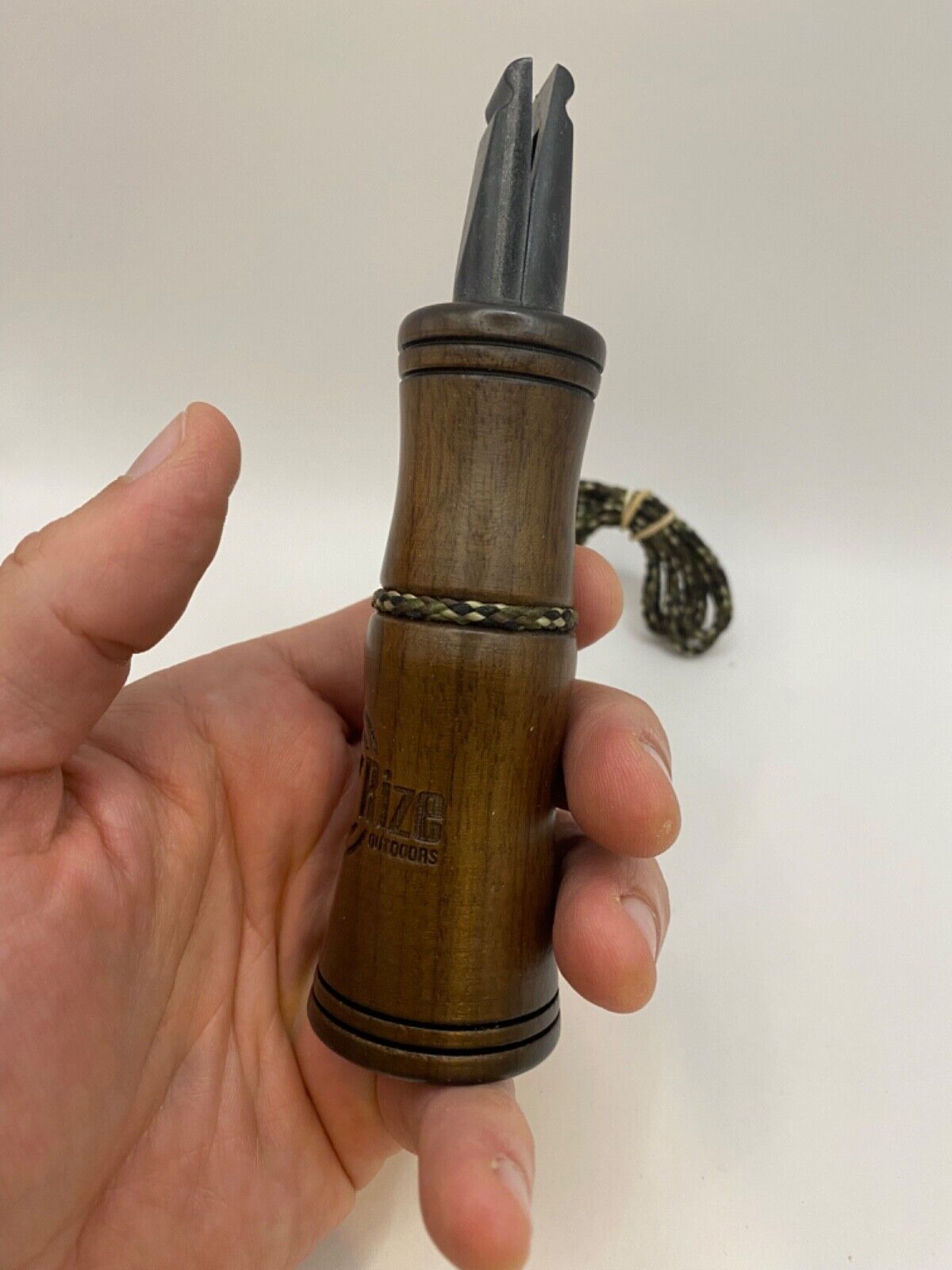 Wooden Amish Crafted Son Rize Crow Call - Big, Full Sound
