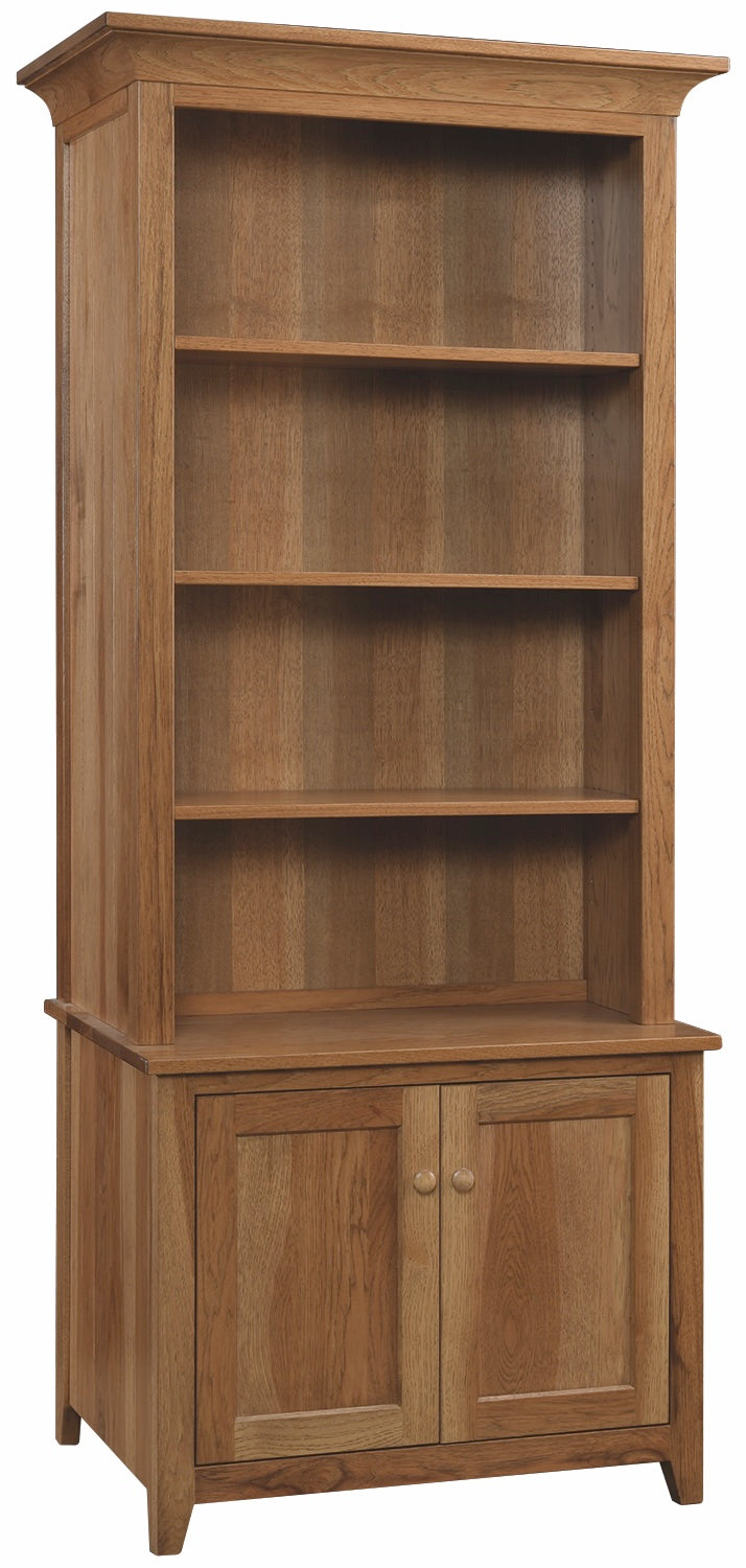 7 Gun Deluxe Bookcase with Hidden Gun Cabinet