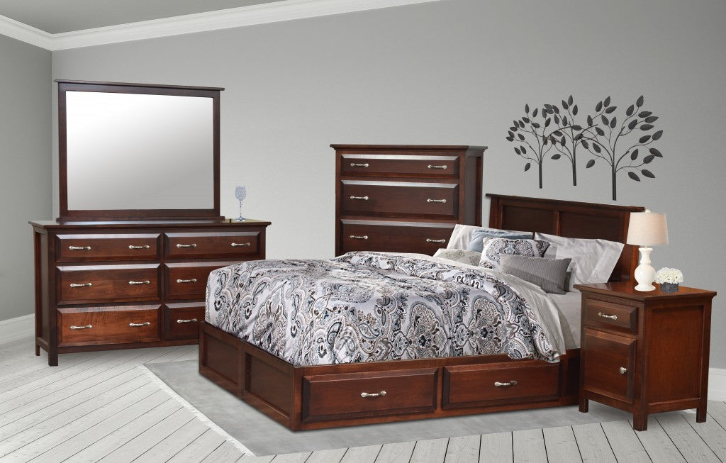 Dutch Boy Space Saver Pedestal Bed