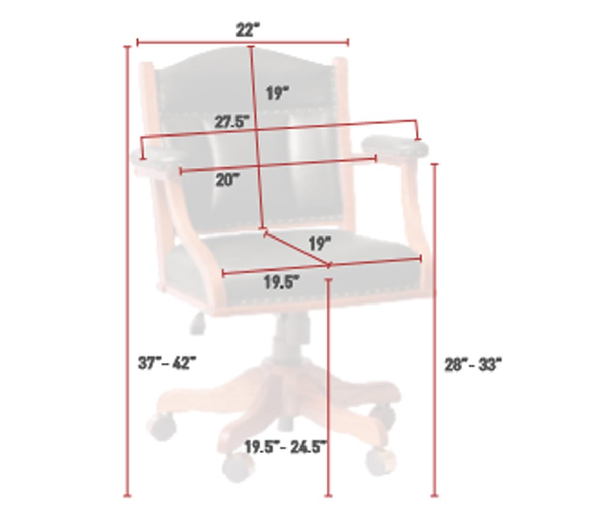 Executive Desk Chair with Low Back