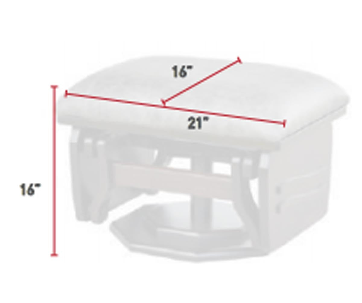 London Gliding Swivel Ottoman