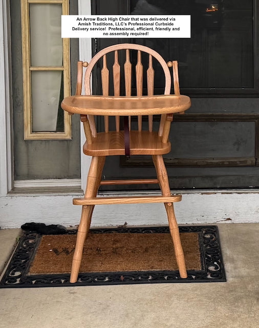 Arrow Back High Chair