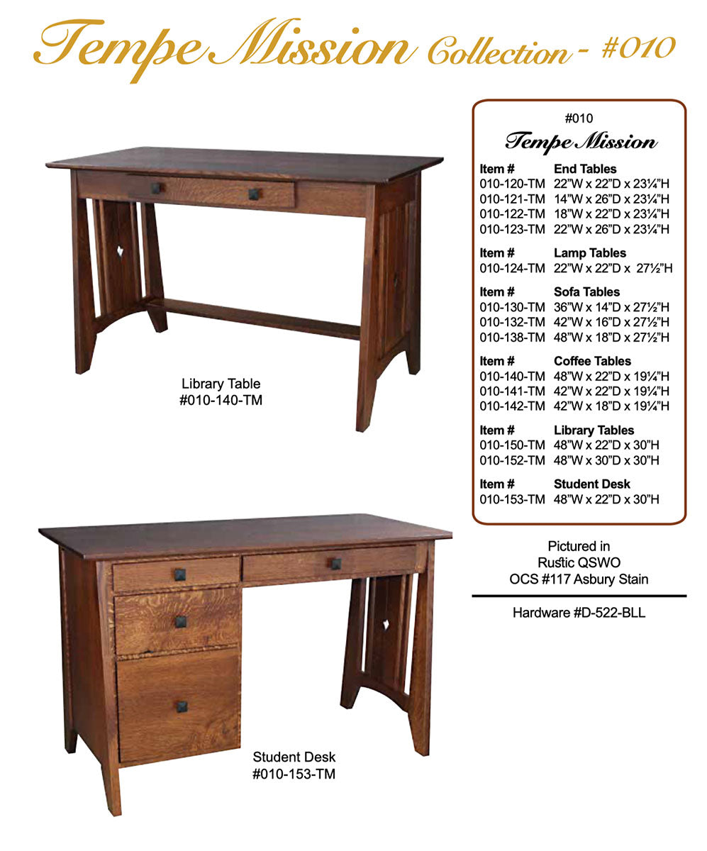 Tempe Mission 48" Coffee Table
