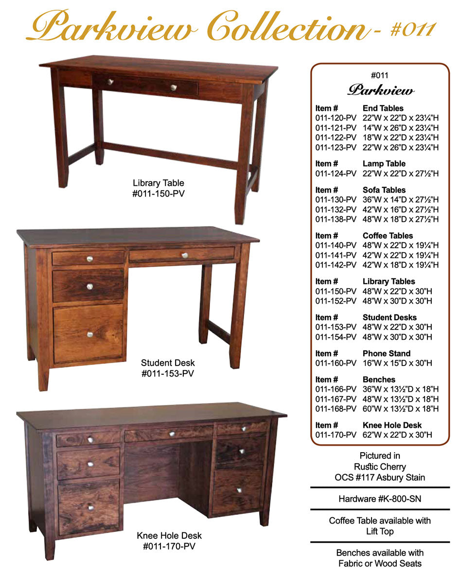 Parkview 48" Coffee Table