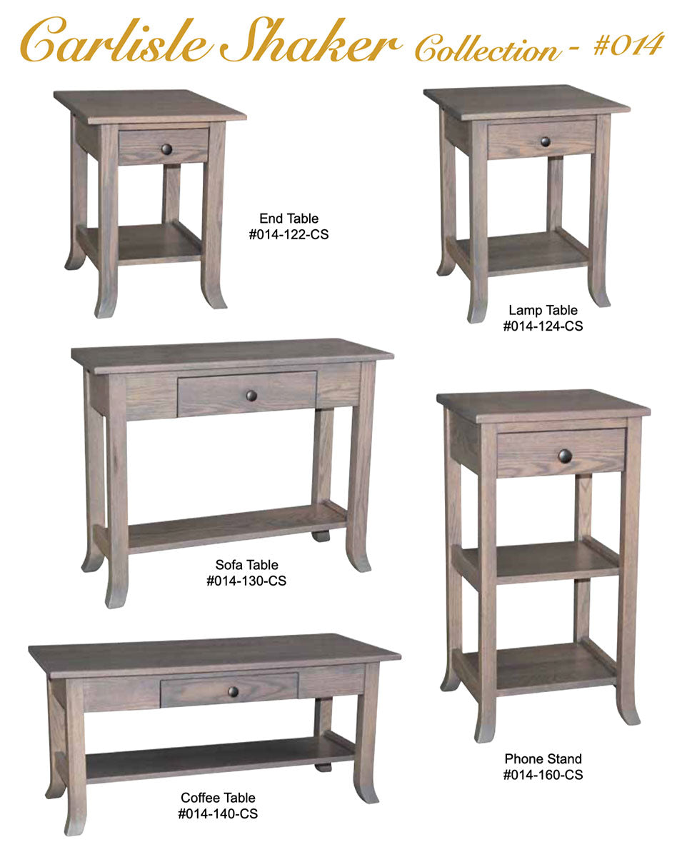 Carlisle Shaker 48" Coffee Table