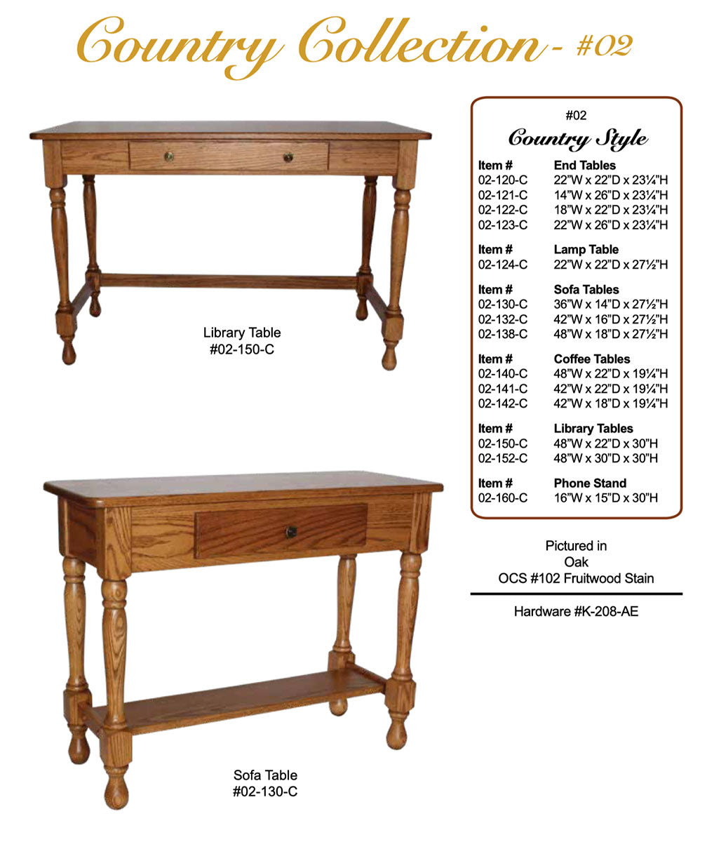 Country Coffee Table