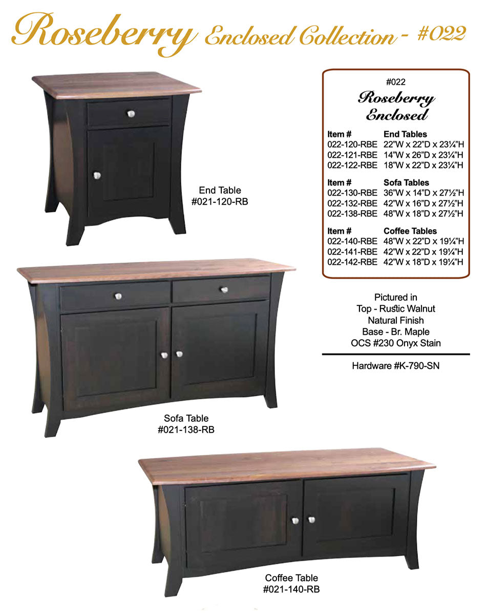 Roseberry 42" Coffee Table