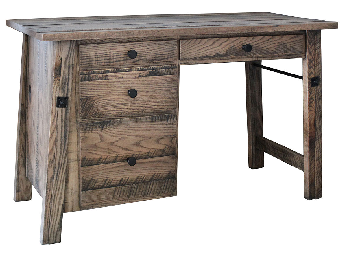 Ironwood Rough Sawn Student Desk