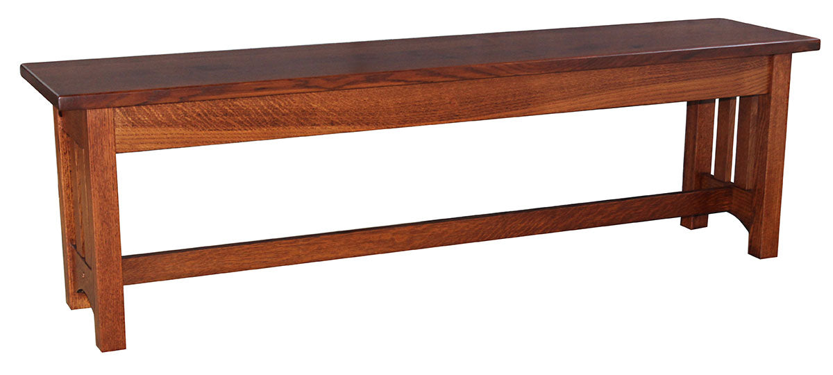 Wide Slat Mission Bench